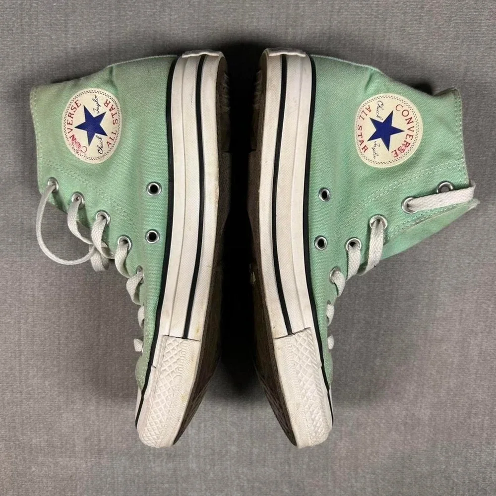 Converse Chuck Taylor All Star High Top Mint Green Sneakers Mens 5 Womens 7